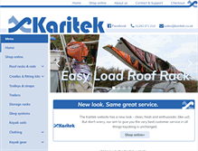 Tablet Screenshot of karitek.co.uk